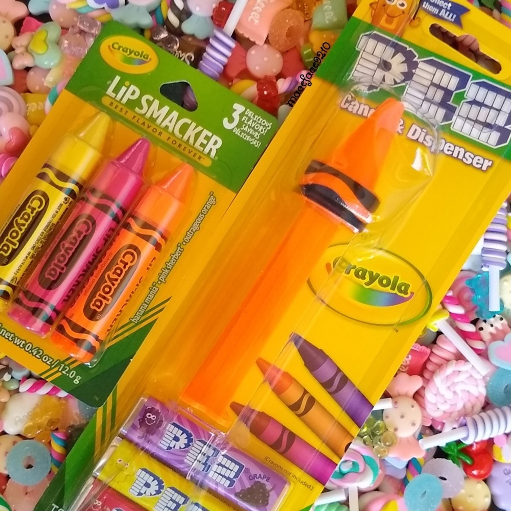 🖍️ CRAYOLA Pez and Lipsmackers🖍️